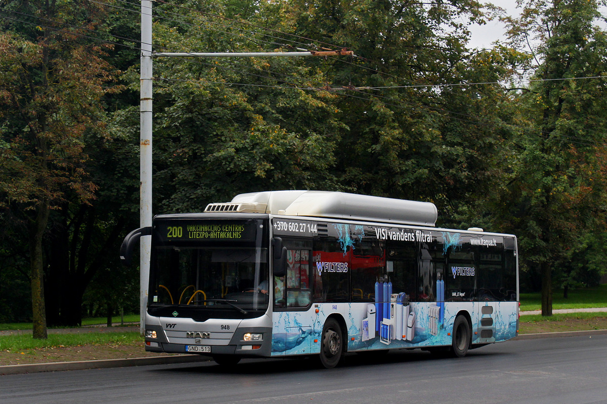 Литва, MAN A21 Lion's City NL273 CNG № 948