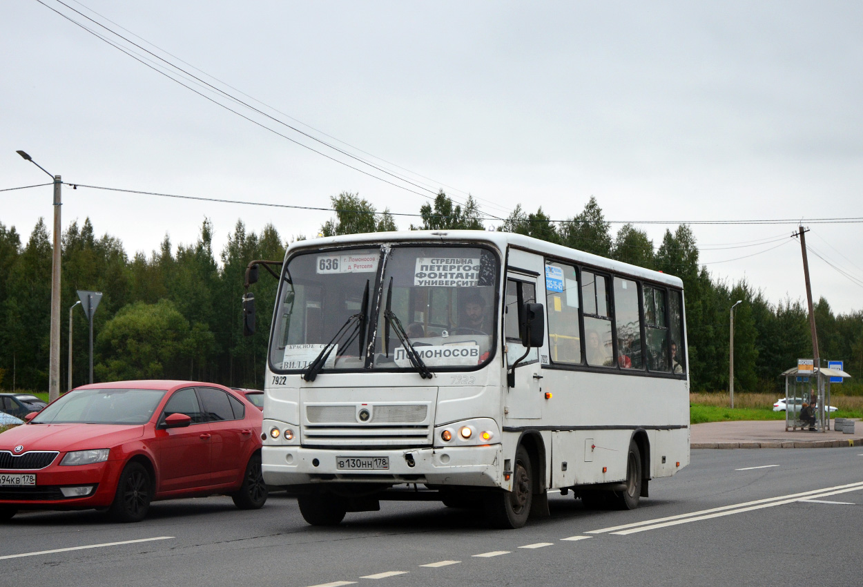 Санкт-Петербург, ПАЗ-320402-05 № 7922