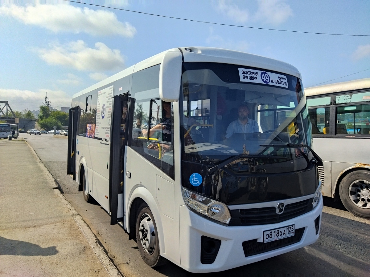 Приморский край, ПАЗ-320435-04 "Vector Next" № О 818 ХА 125