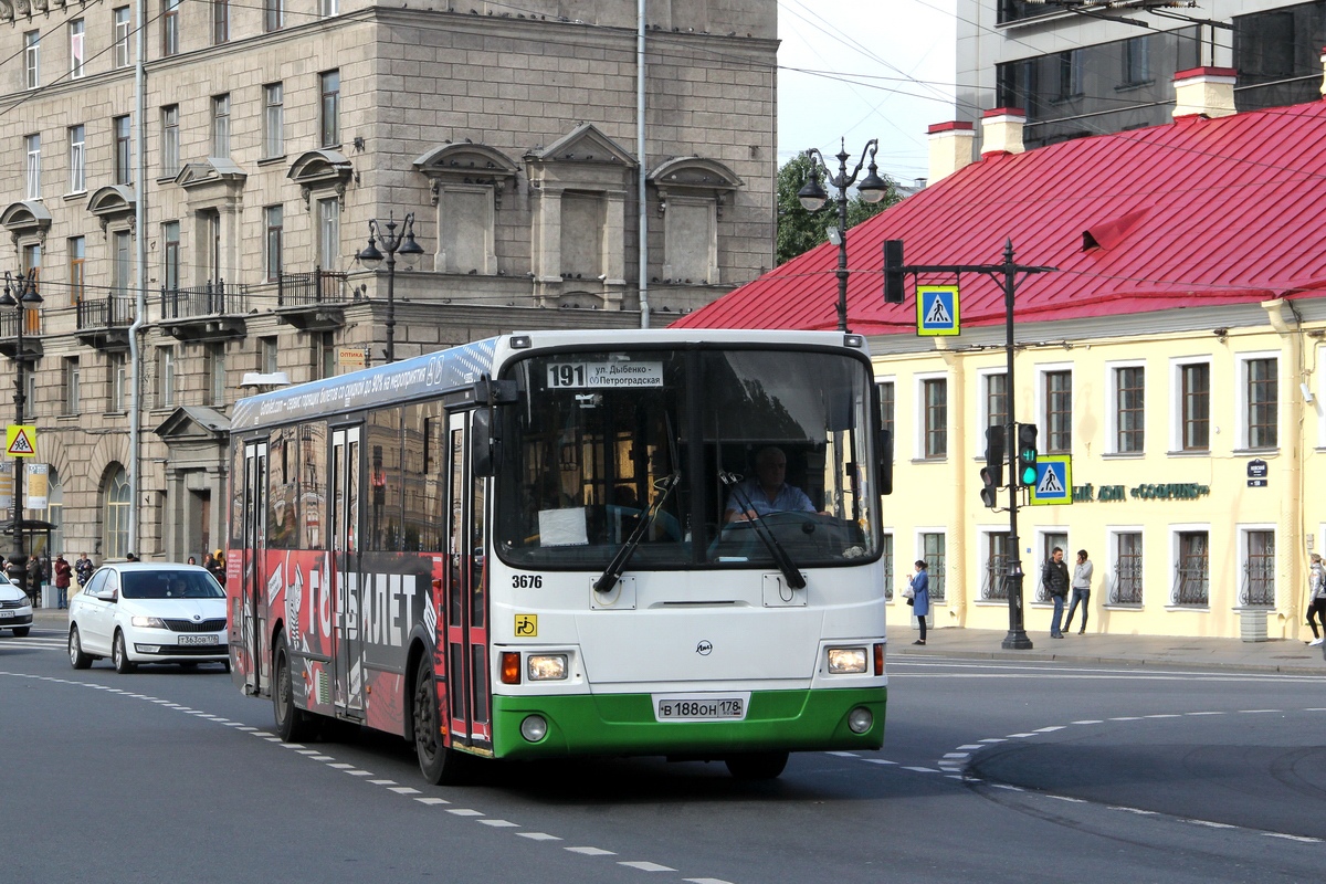 Санкт-Петербург, ЛиАЗ-5293.60 № 3676