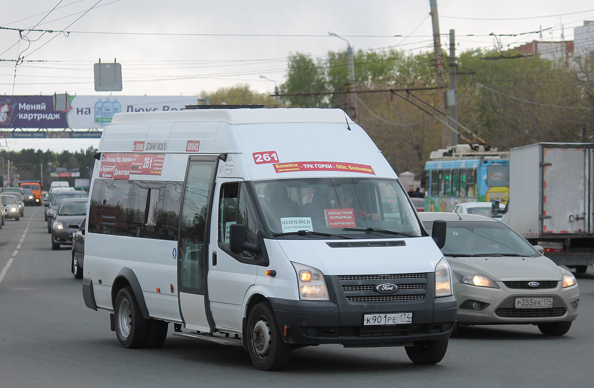 Челябинская область, Нижегородец-222709  (Ford Transit) № К 901 РЕ 174