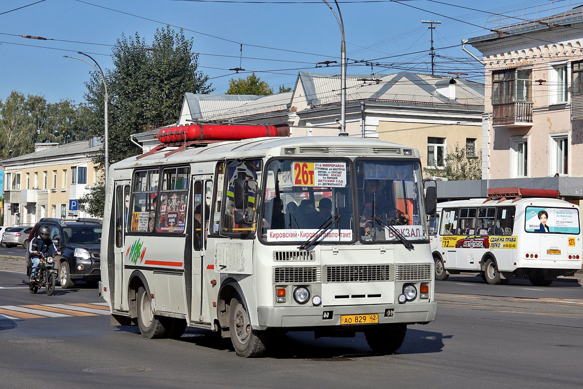 Кемеровская область - Кузбасс, ПАЗ-32054 № 829