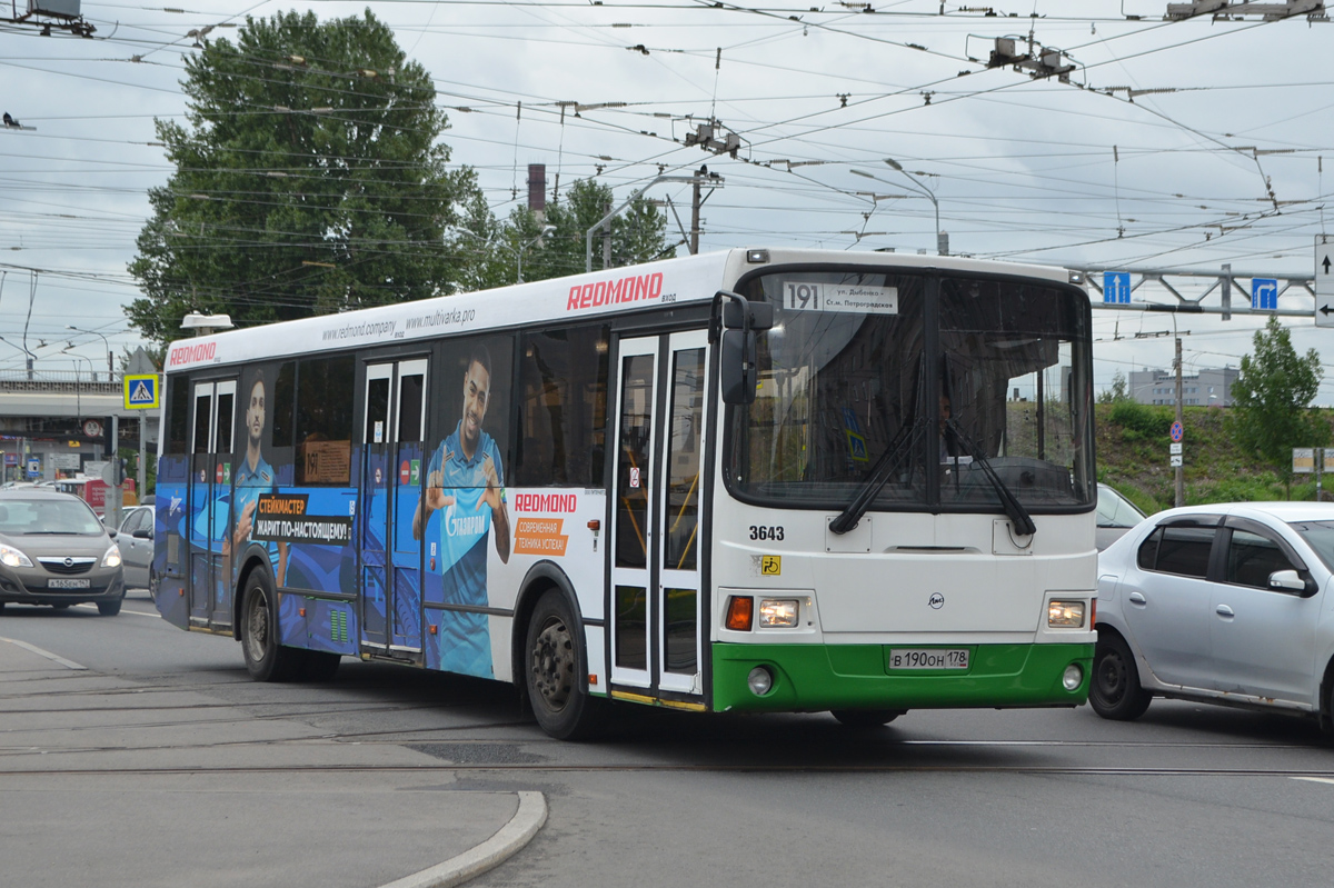 Санкт-Петербург, ЛиАЗ-5293.60 № 3643