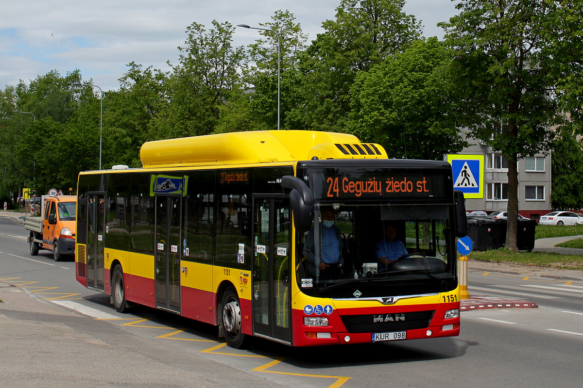 Литва, MAN A21 Lion's City NL273 CNG № 1151