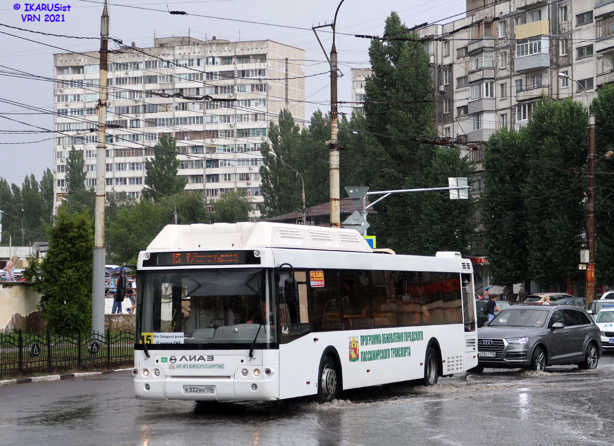 Воронежская область, ЛиАЗ-5292.67 (CNG) № Е 332 ВН 136