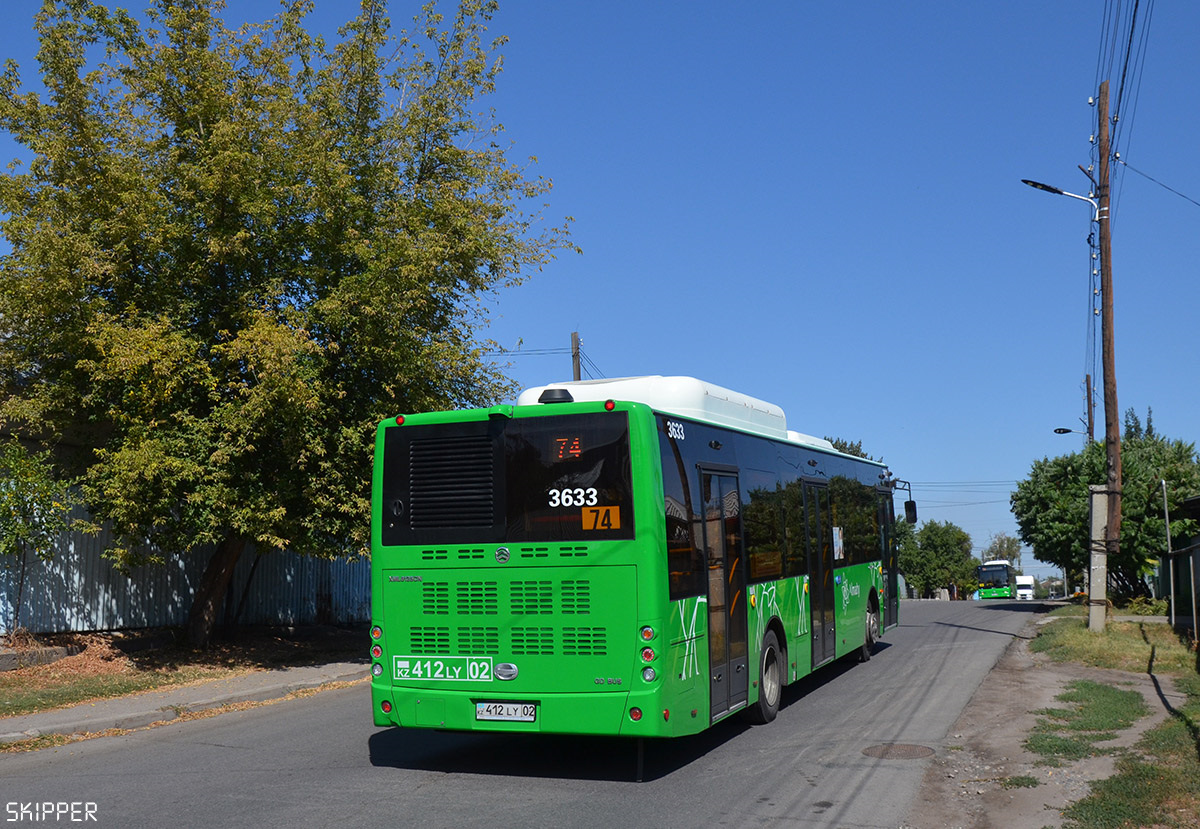 Almaty, Golden Dragon XML6125CN (Hyundai Trans Auto) # 3633