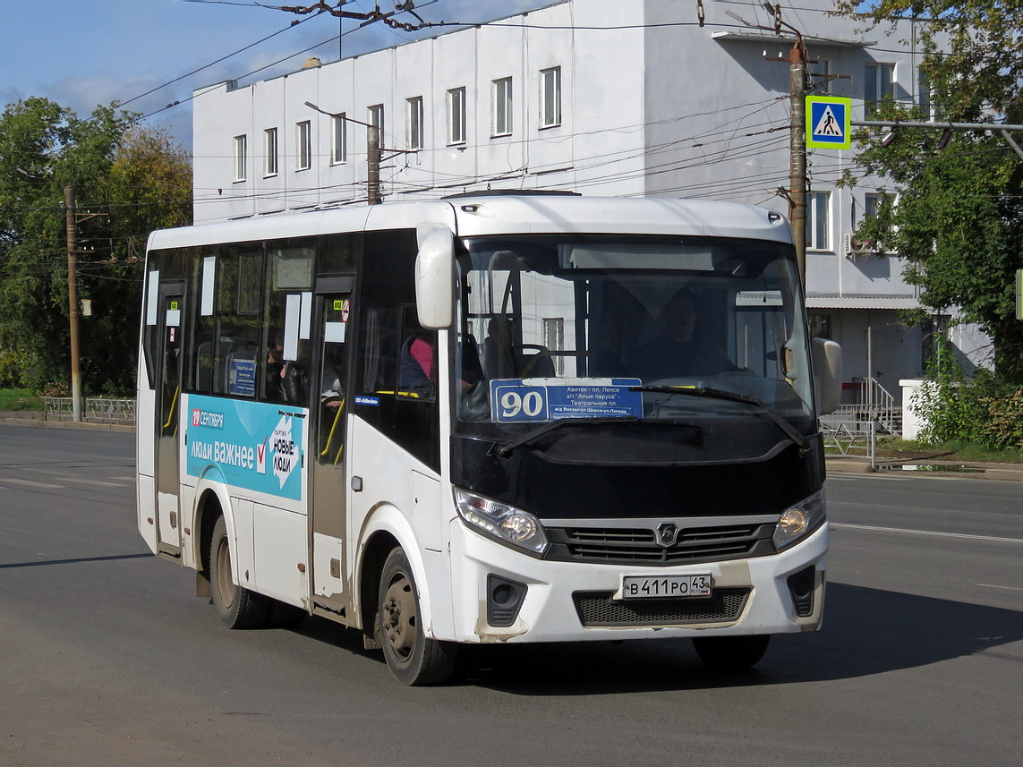 Кировская область, ПАЗ-320405-04 "Vector Next" № В 411 РО 43