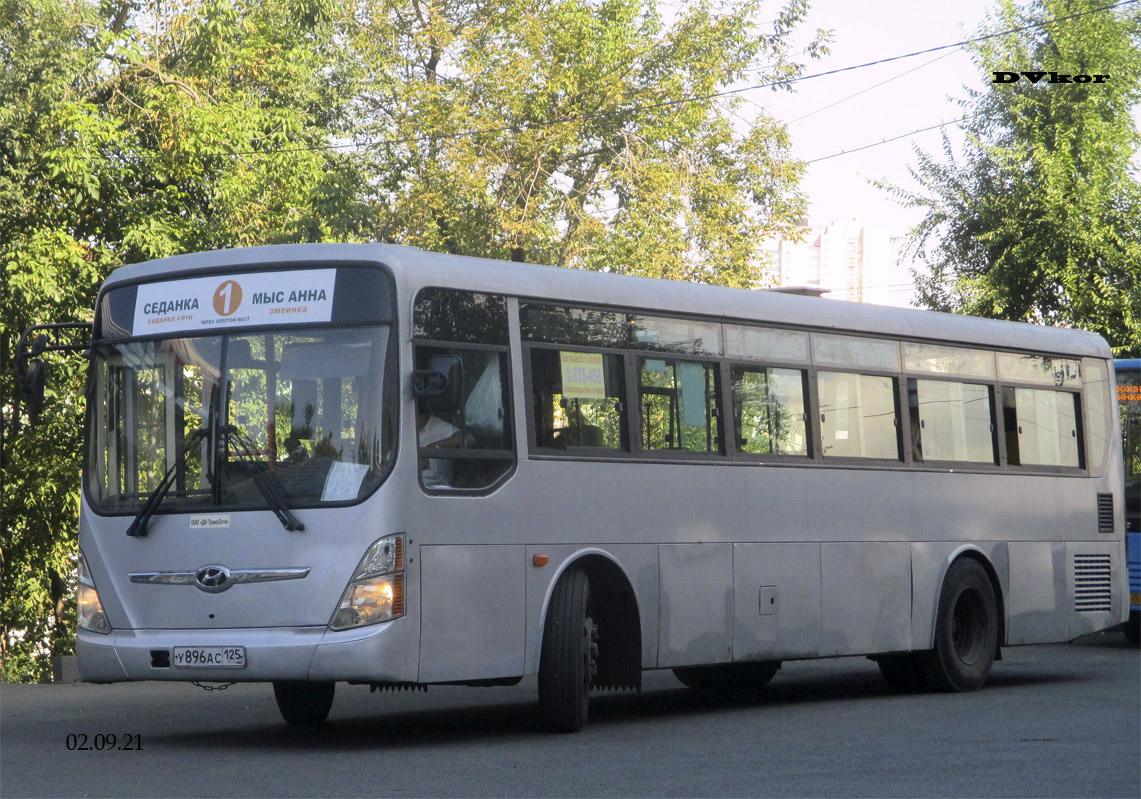 Приморский край, Hyundai New Super AeroCity 1F/L № У 896 АС 125