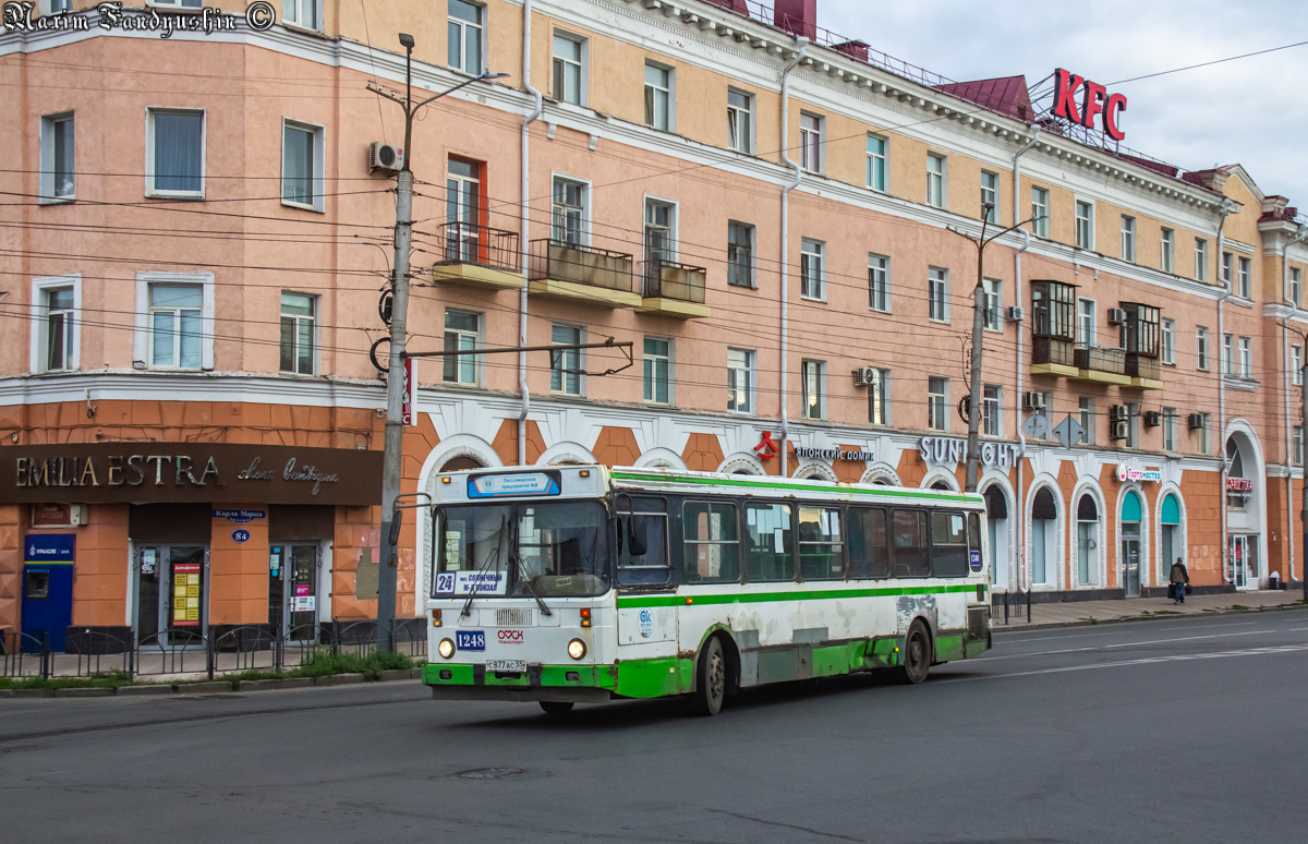 Omsk region, LiAZ-5256.45 № 1248