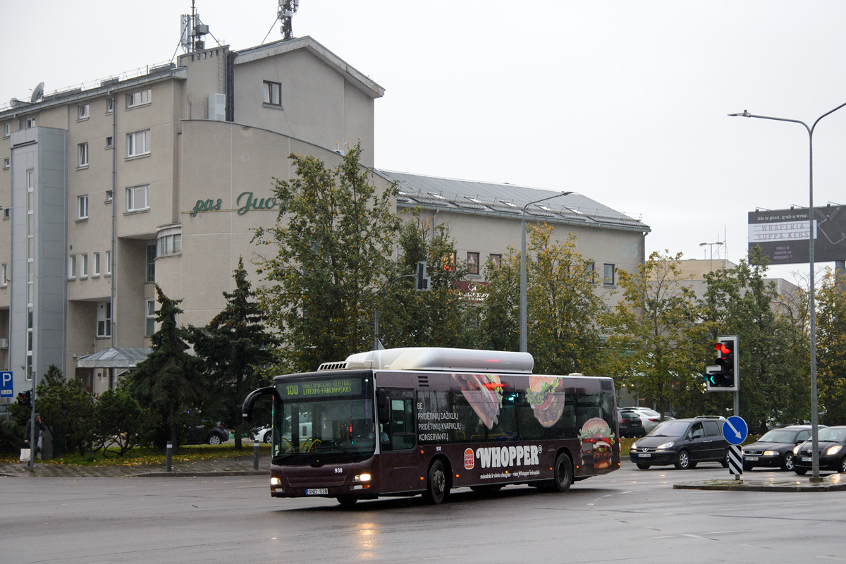 Литва, MAN A21 Lion's City NL273 CNG № 938