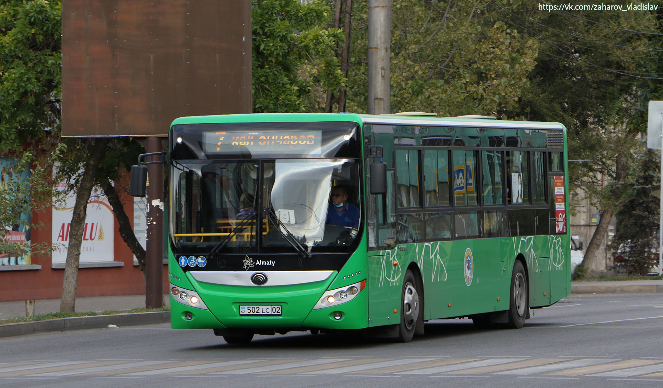 Алматы, Yutong ZK6118HGA № 502 LC 02