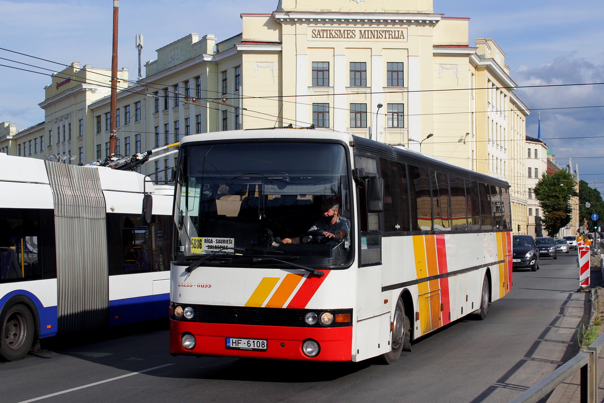 Латвия, Van Hool T8 Alizée 260NL № HF-6108