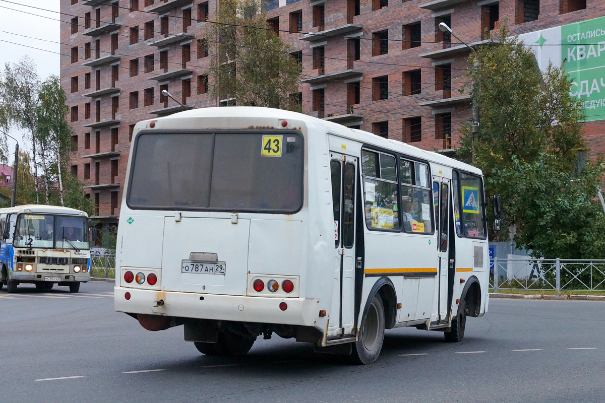 Архангельская область, ПАЗ-32054 № О 787 АН 29