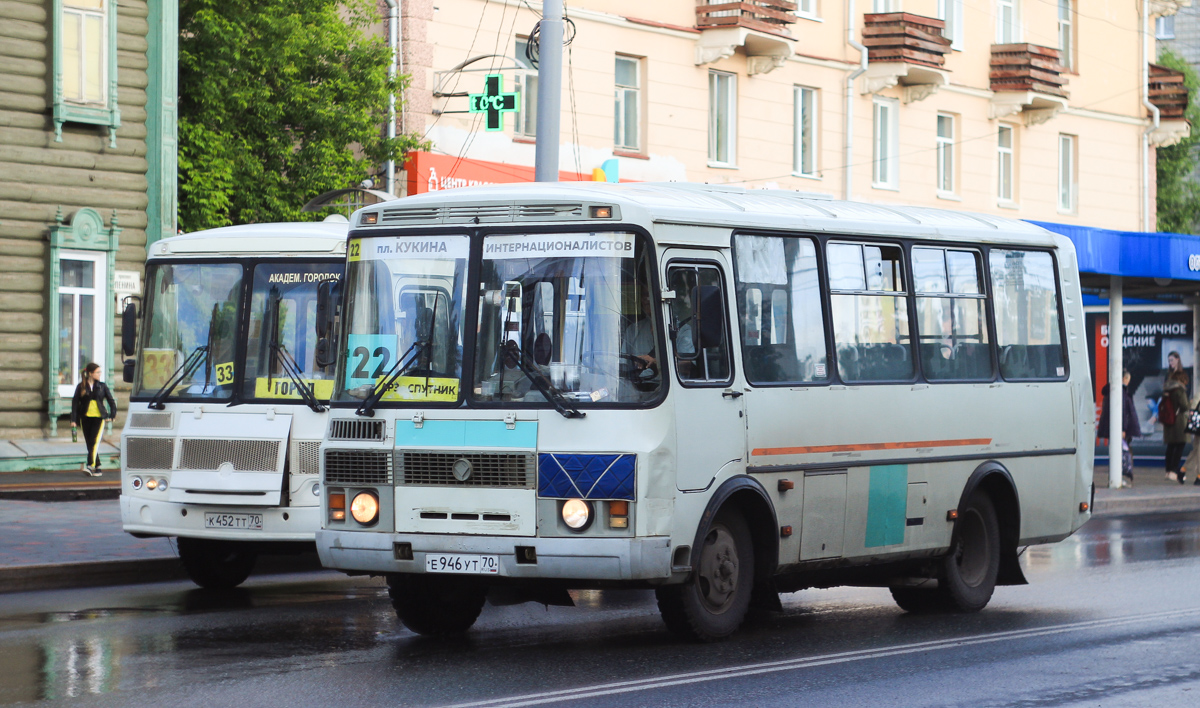 Томская область, ПАЗ-32054 № Е 946 УТ 70