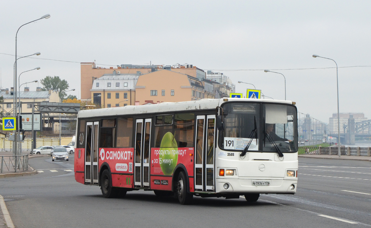 Санкт-Петербург, ЛиАЗ-5293.53 № 3588