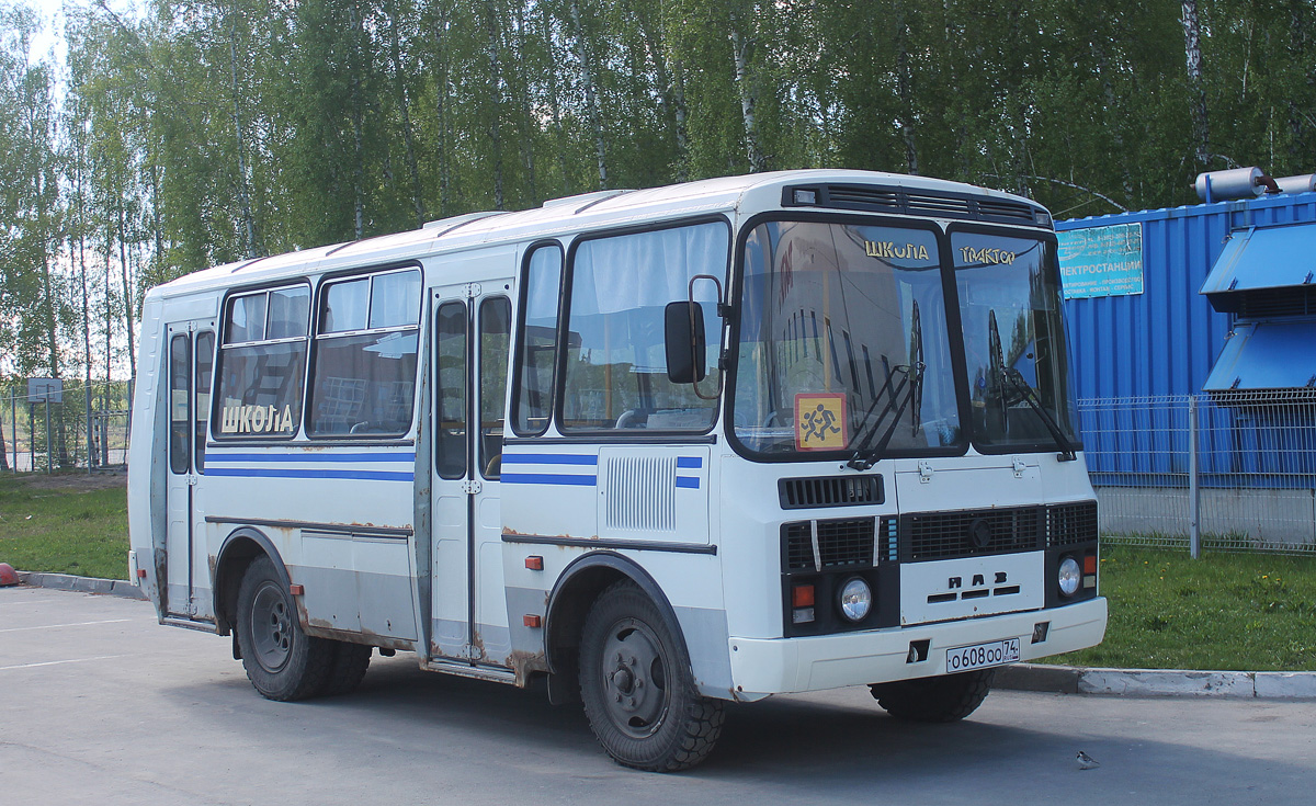 Челябинская область, ПАЗ-32054 № О 608 ОО 74