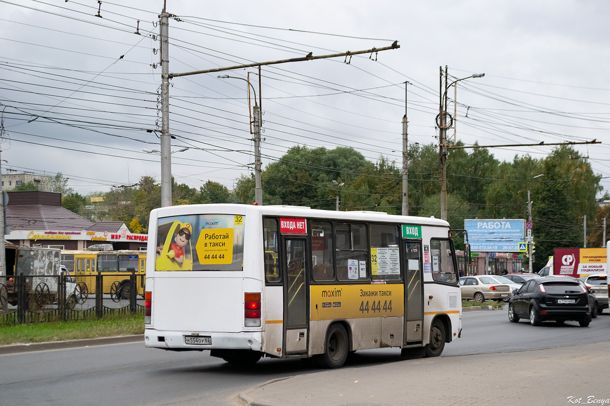 Рязанская область, ПАЗ-320402-03 № Н 554 ОУ 62