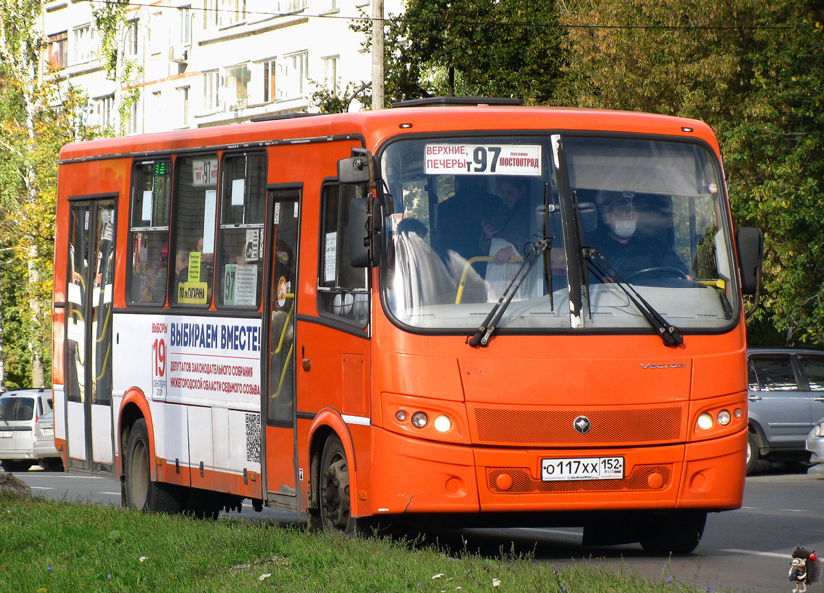 Нижегородская область, ПАЗ-320414-05 "Вектор" № О 117 ХХ 152