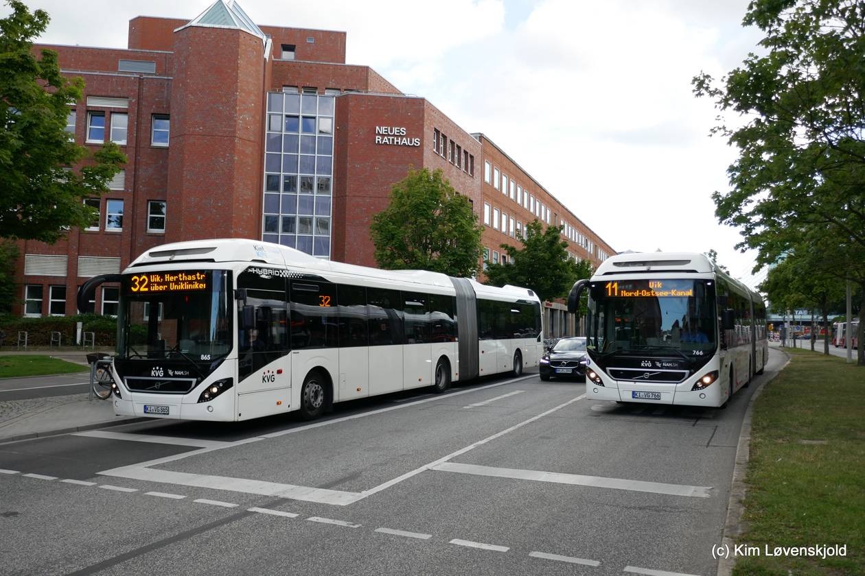 Шлезвиг-Гольштейн, Volvo 7900A Hybrid № 865; Шлезвиг-Гольштейн, Volvo 7900A Hybrid № 766