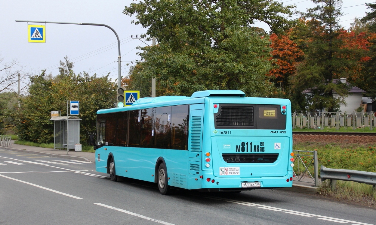 Санкт-Петербург, ЛиАЗ-5292.67 (LNG) № М 811 АК 198