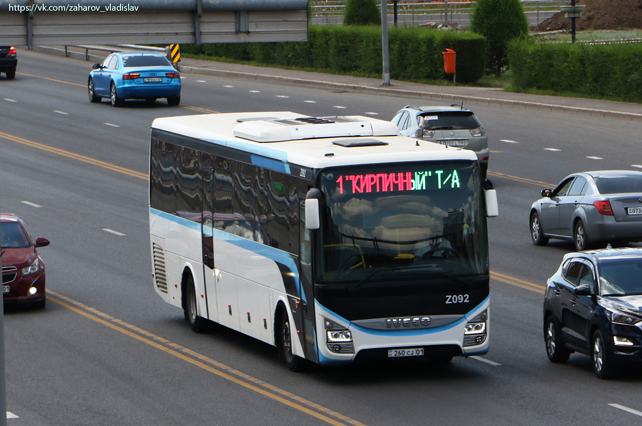 Astana, IVECO Crossway LINE 13M (SaryarkaAvtoProm) č. Z092