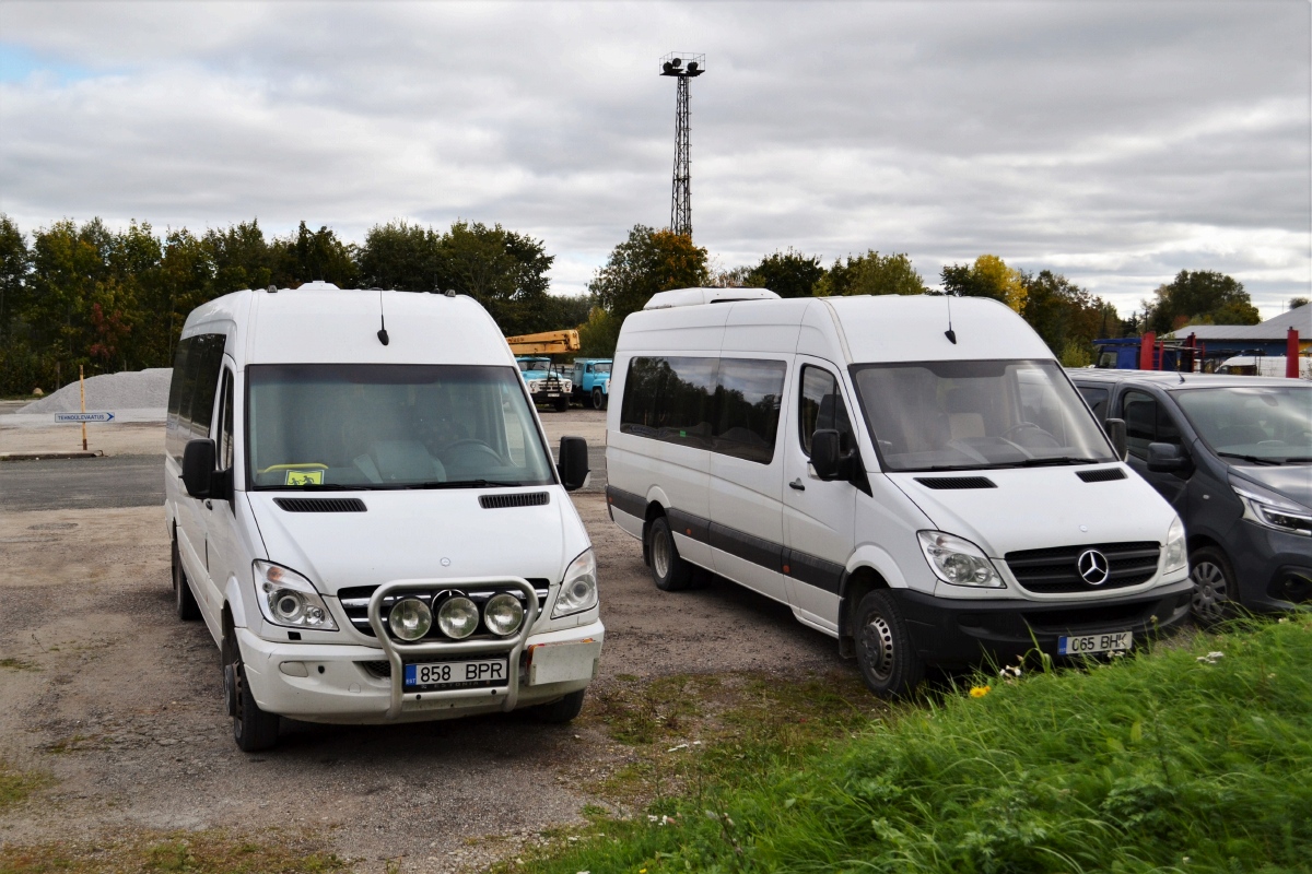 Эстония, Mercedes-Benz Sprinter Transfer 45 № 858 BPR; Эстония, Mercedes-Benz Sprinter W906 516CDI № 065 BHK