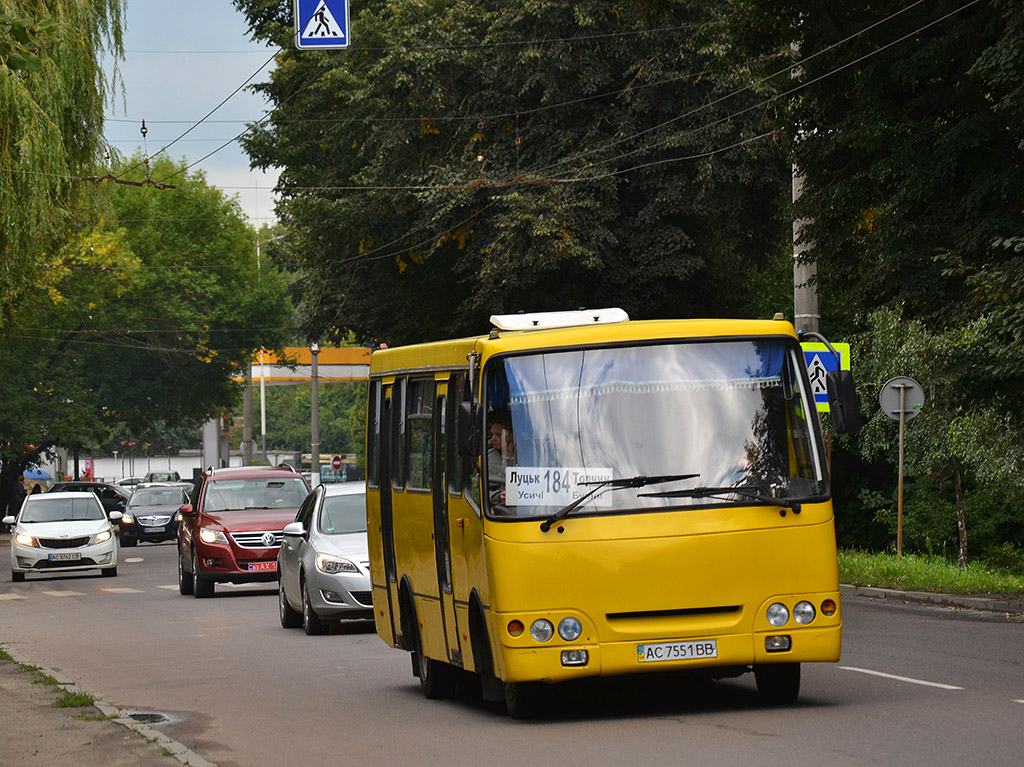 Волынская область, Богдан А09202 № AC 7551 BB