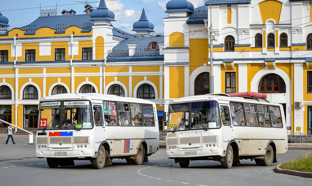 Томская область, ПАЗ-32054 № Е 145 УК 70; Томская область, ПАЗ-32054 № К 022 ОВ 70