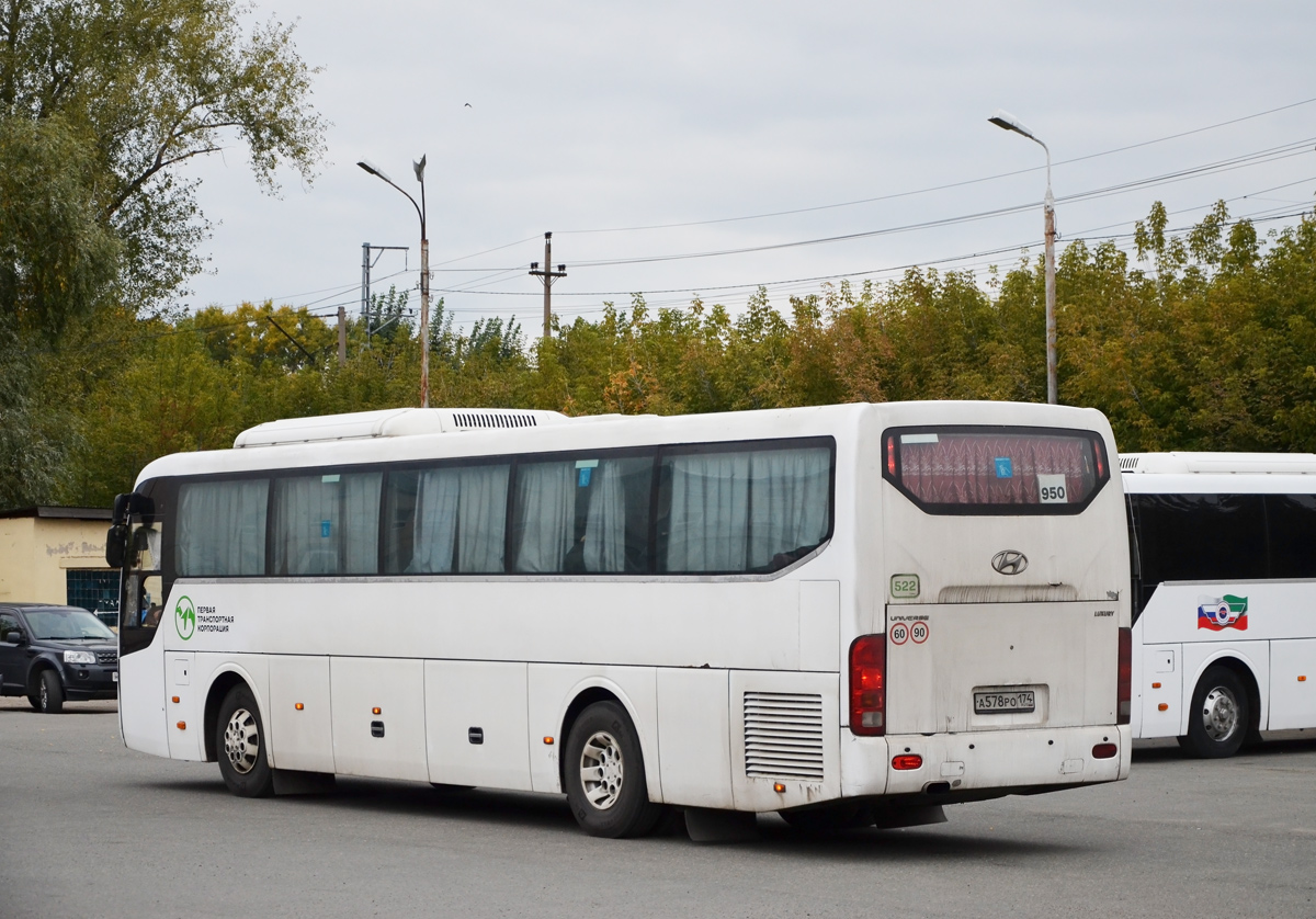 Челябинская область, Hyundai Universe Space Luxury № А 578 РО 174