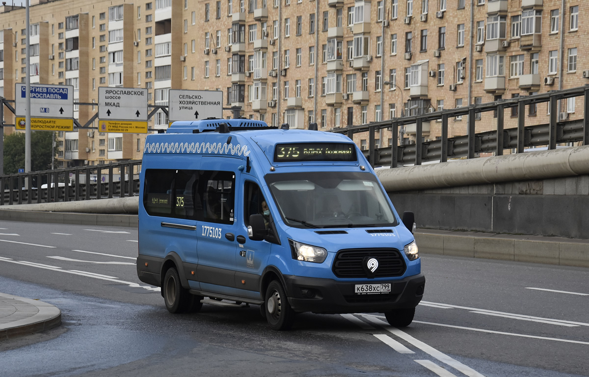 Москва, Нижегородец-222708 (Ford Transit FBD) № 1775103