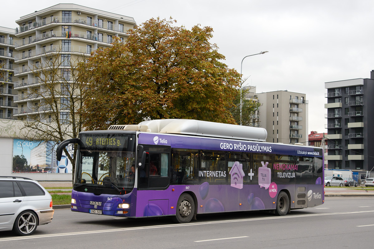 Литва, MAN A21 Lion's City NL273 CNG № 947