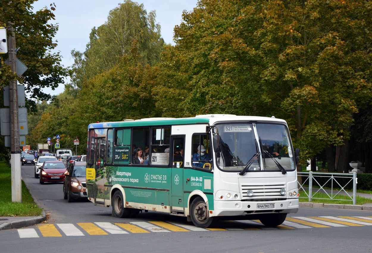 Санкт-Петербург, ПАЗ-320412-05 № 7795