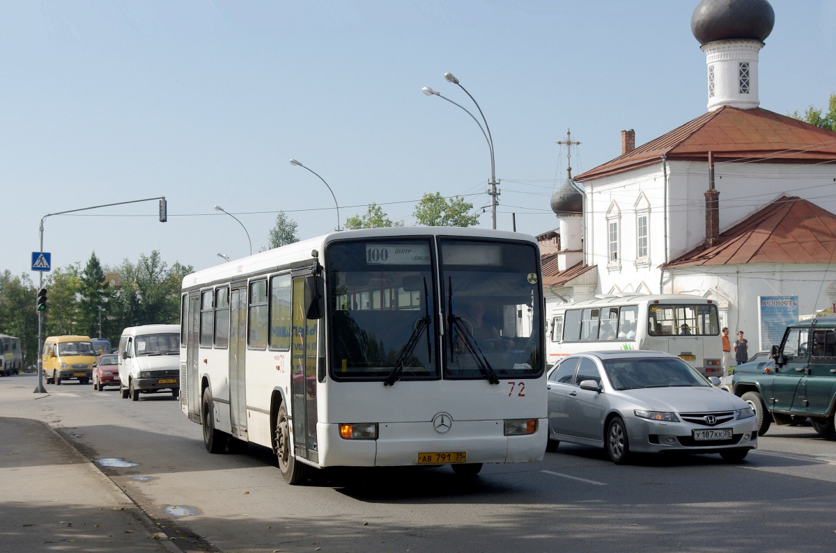 Вологодская область, Mercedes-Benz O345 № 72