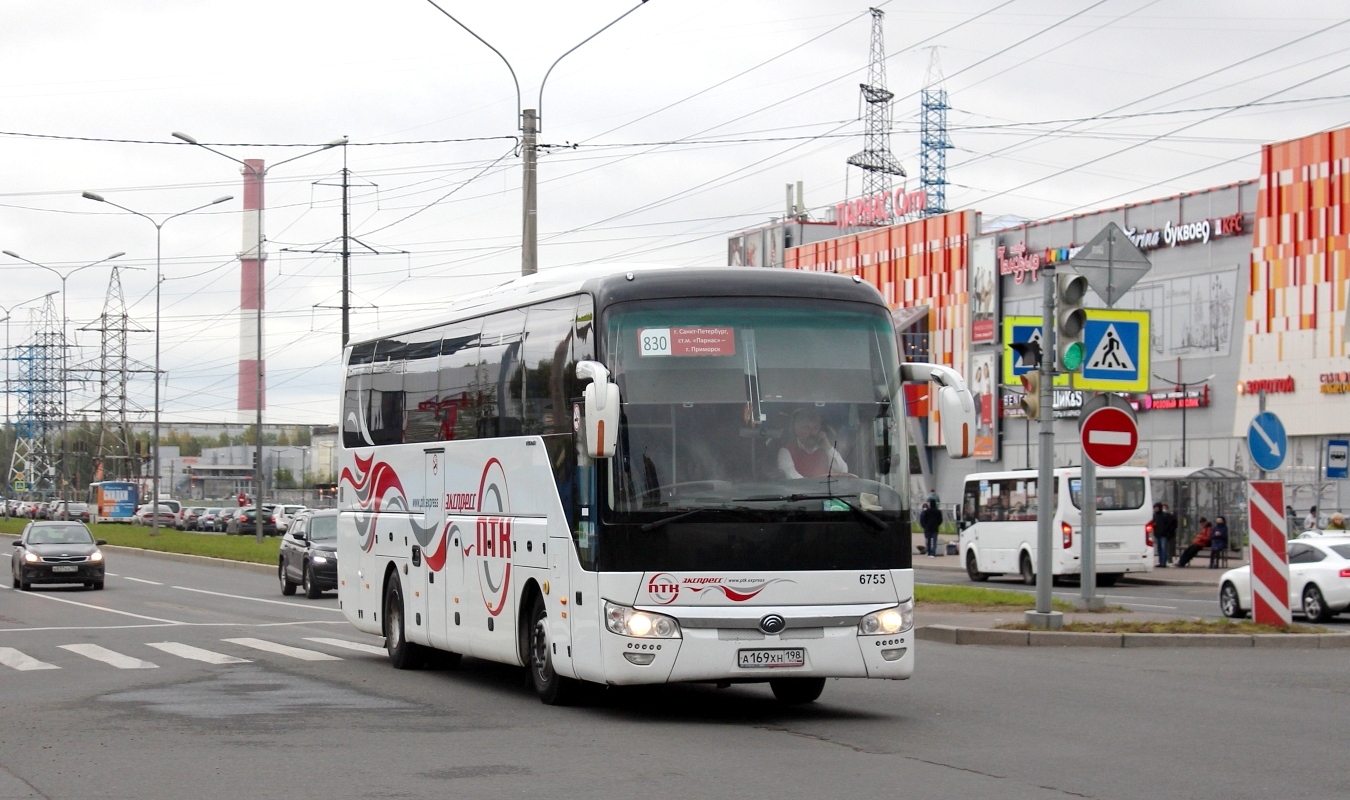 Санкт-Петербург, Yutong ZK6122H9 № n755