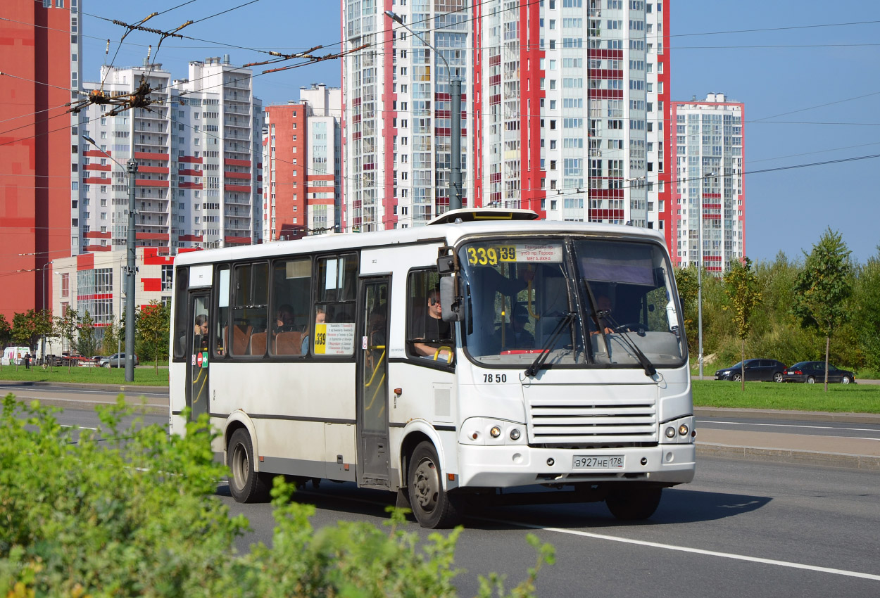 Санкт-Петербург, ПАЗ-320412-05 № 7850