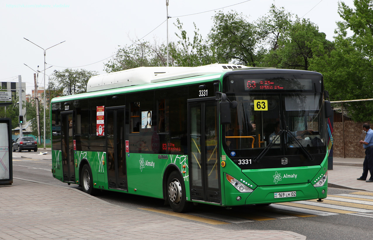 Алматы, Zhong Tong LCK6125HGAN № 3331