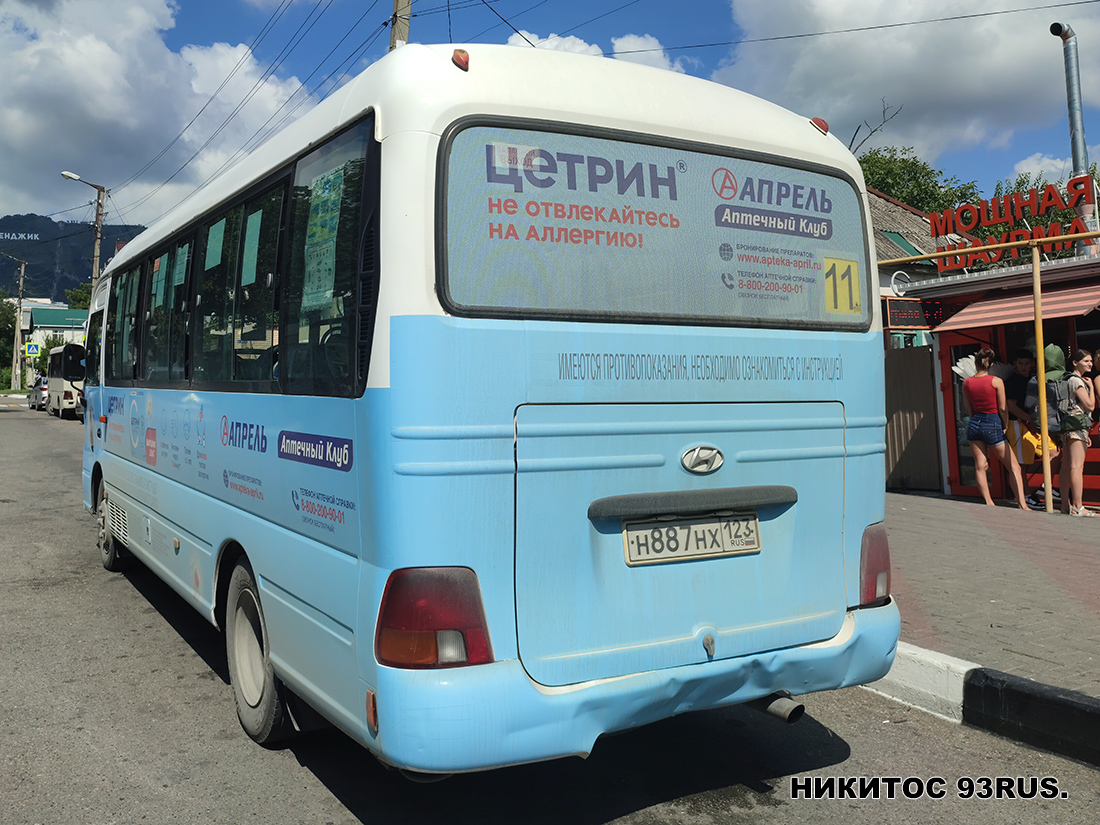 Краснодарский край, Hyundai County Kuzbass № Н 887 НХ 123