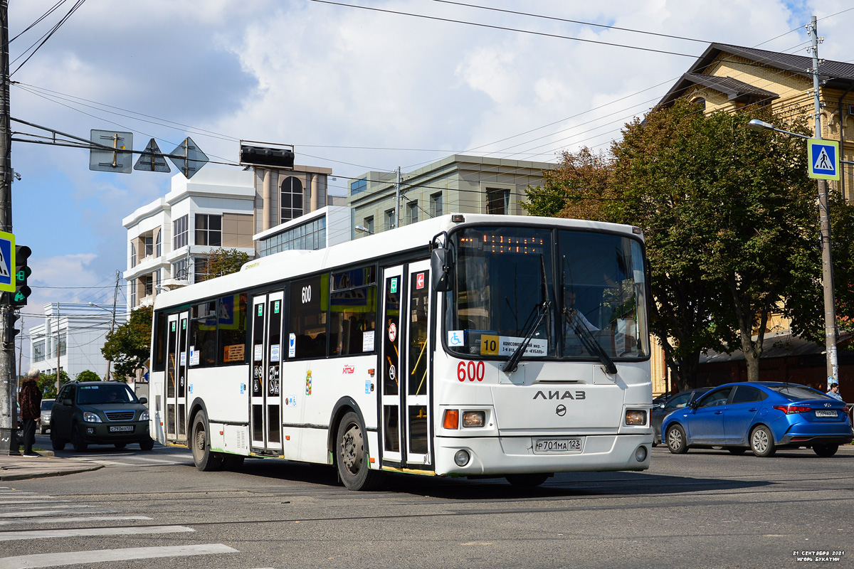 Krasnodar region, LiAZ-5293.60 № 600