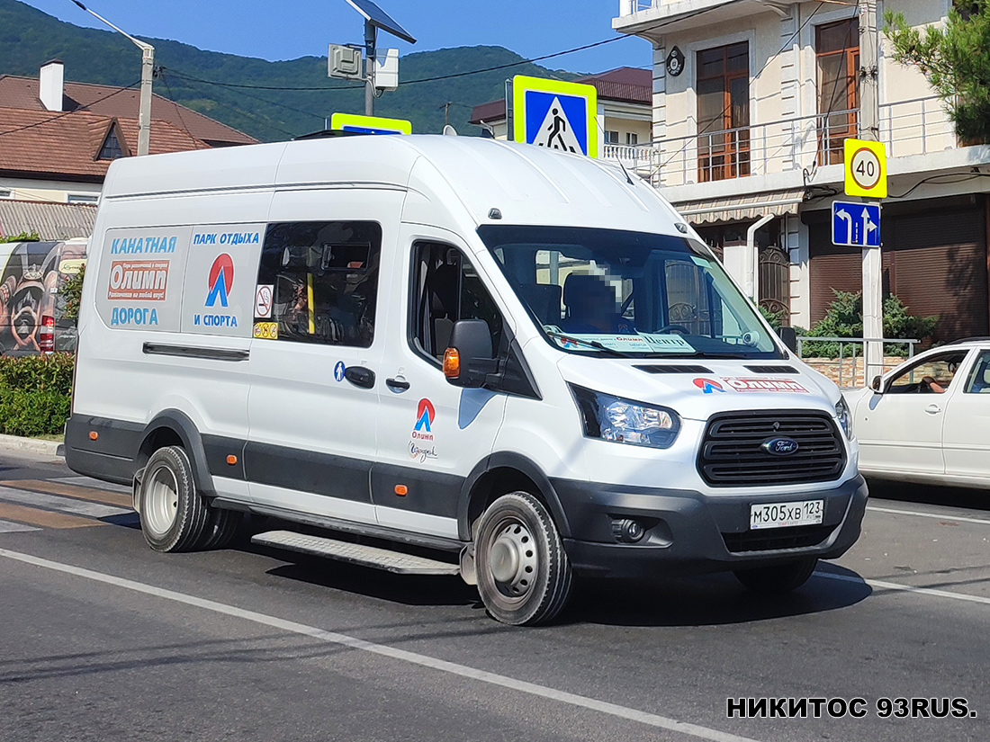 Краснодарский край, Ford Transit FBD [RUS] (Z6F.ESG.) № М 305 ХВ 123