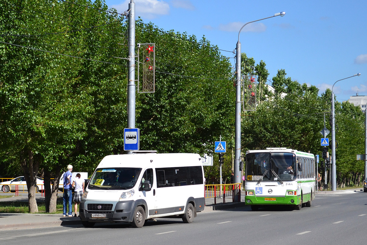 Тюменская область, Нижегородец-FST613 (FIAT Ducato) № О 898 УС 72; Тюменская область, ЛиАЗ-5293.00 № 2464