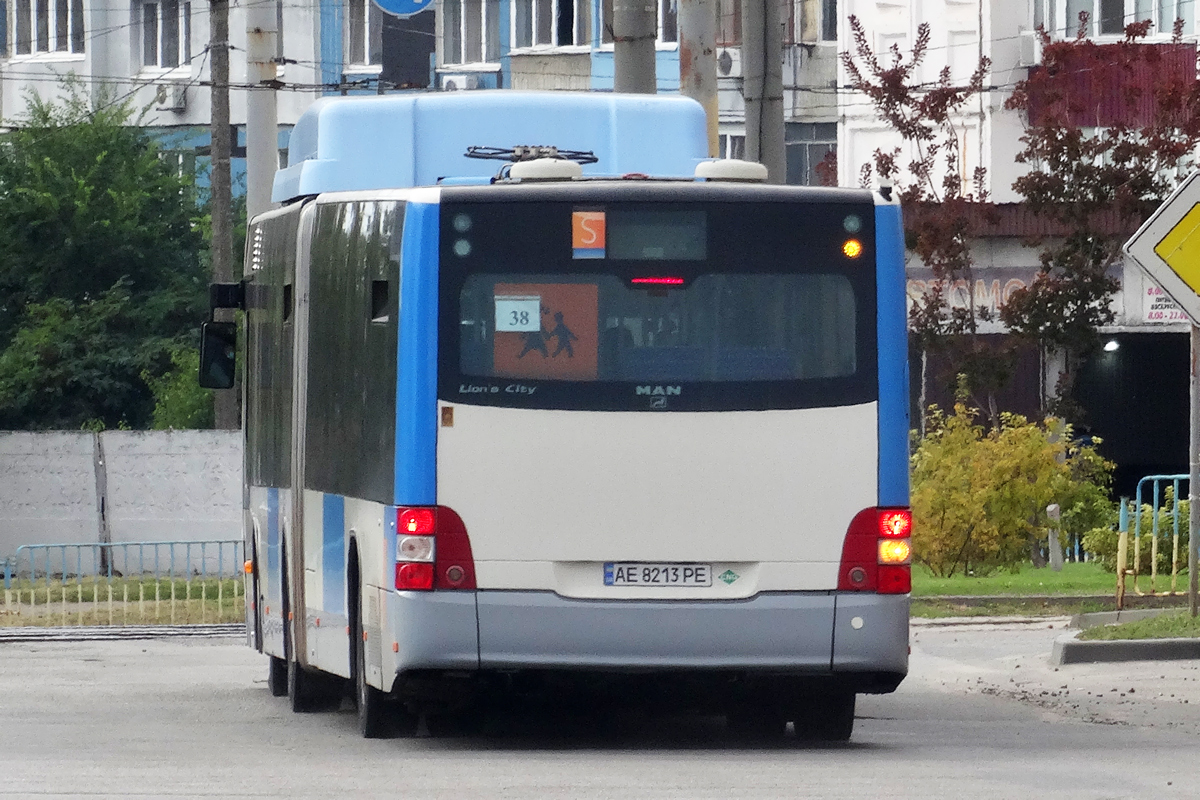 Днепропетровская область, MAN A23 Lion's City G NG313 CNG № AE 8213 PE