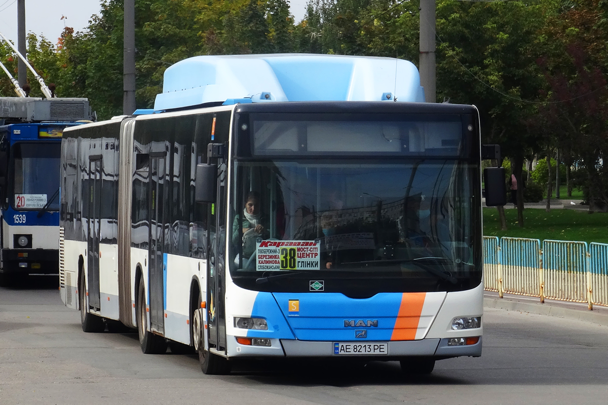 Днепропетровская область, MAN A23 Lion's City G NG313 CNG № AE 8213 PE