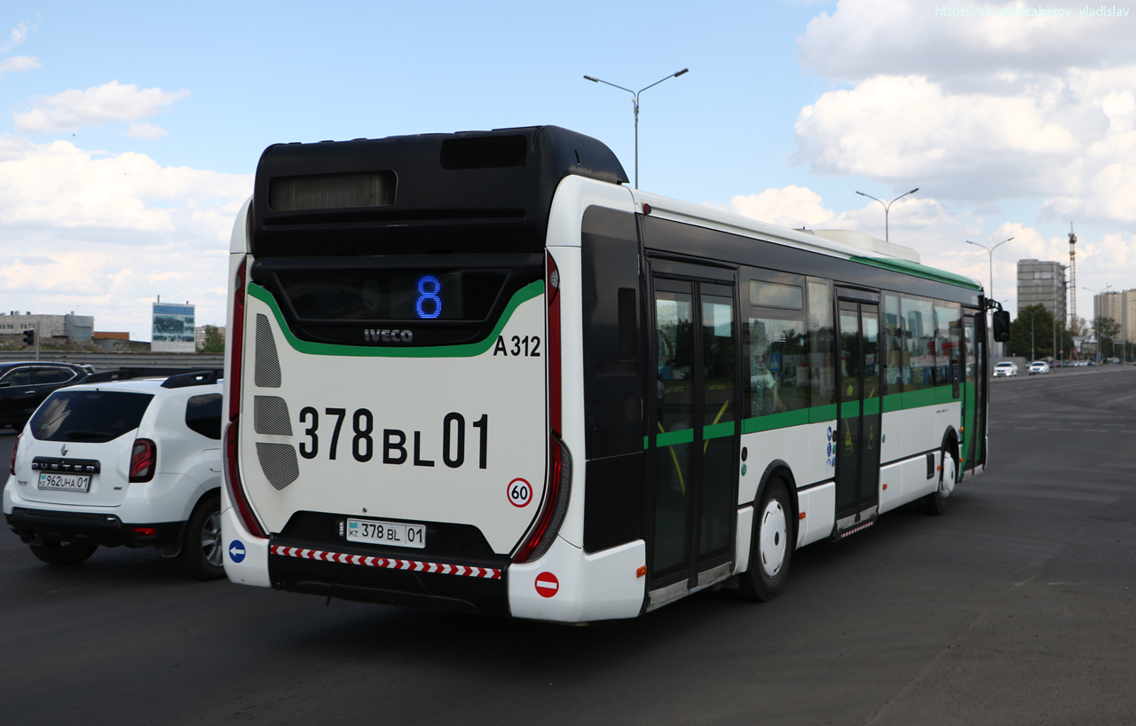 Astana, IVECO Urbanway 12M (SaryarkaAvtoProm) Nr A312