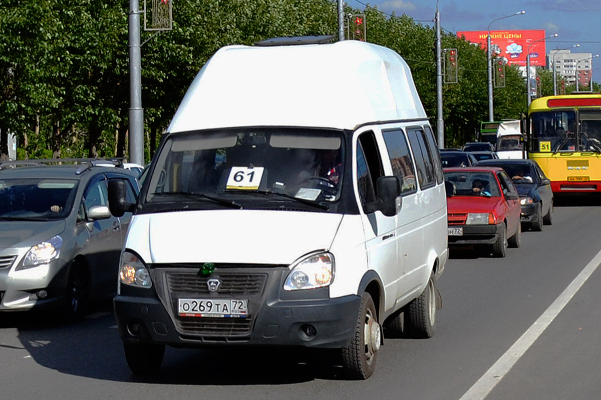 Tumen region, Luidor-225000 (GAZ-322133) Nr. О 269 ТА 72