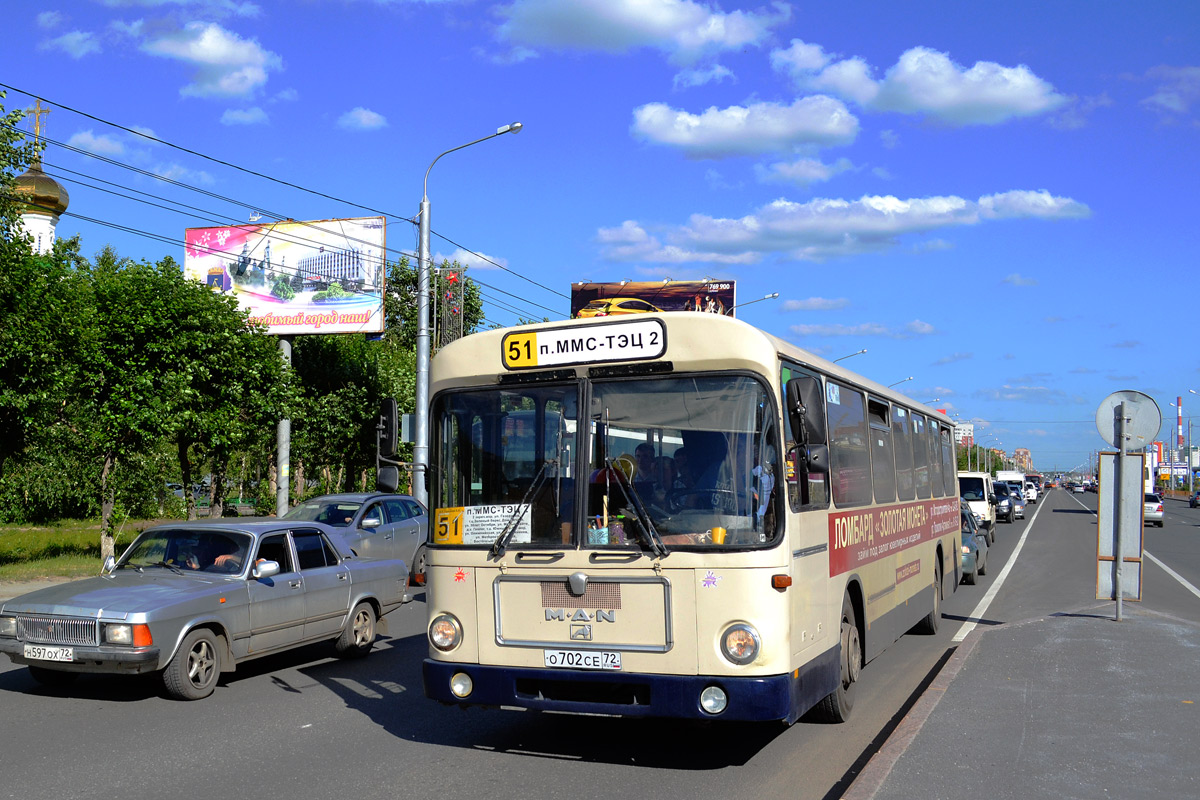 Тюменская область, MAN 789 SÜ240 № О 702 СЕ 72