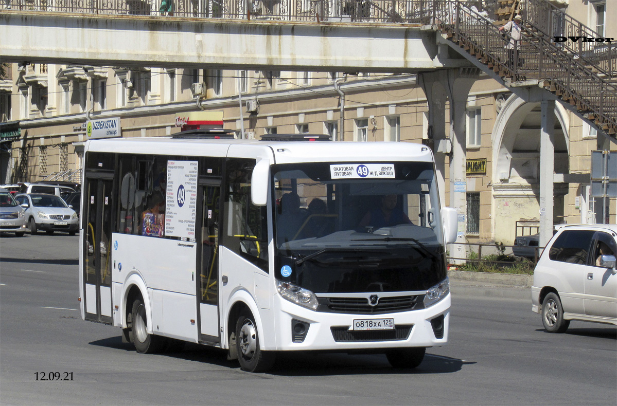 Приморский край, ПАЗ-320435-04 "Vector Next" № О 818 ХА 125