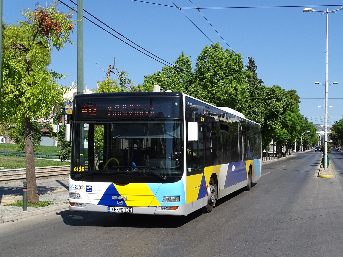 Греция, MAN A21 Lion's City NL*** № 6136