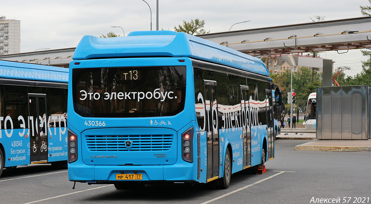 Moskau, LiAZ-6274 Nr. 430366