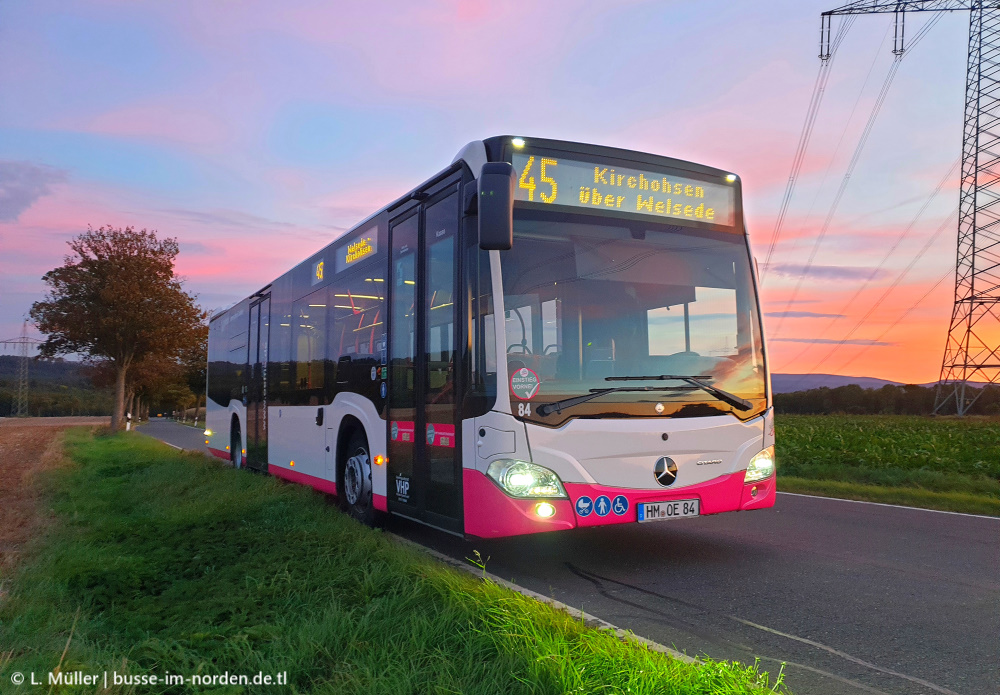 Нижняя Саксония, Mercedes-Benz Citaro C2 hybrid № 84