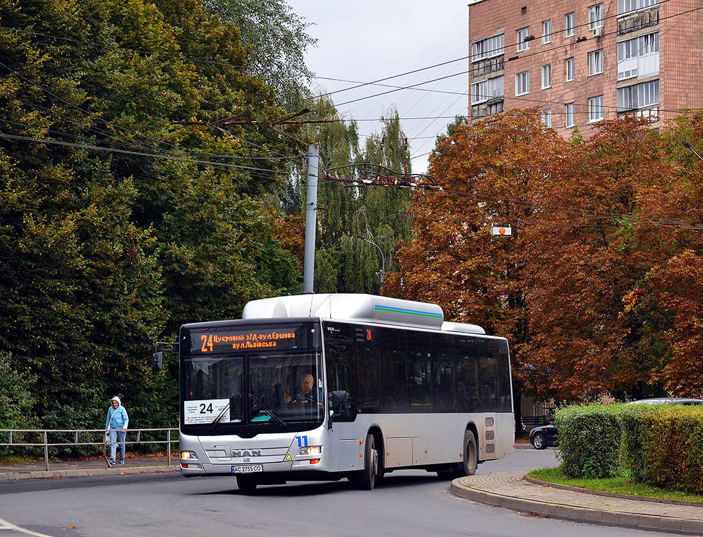 Волынская область, MAN A21 Lion's City NL313 CNG № 11